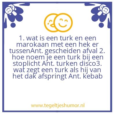 Tegeltje: Het Turken boek