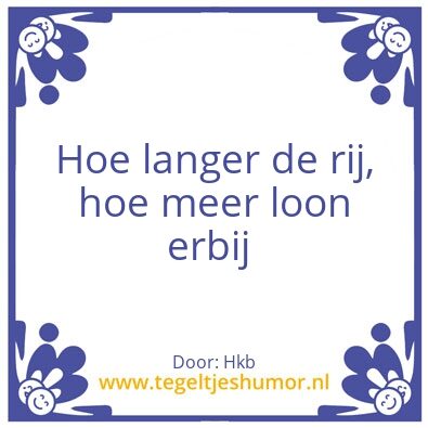 Tegeltje: Fooi