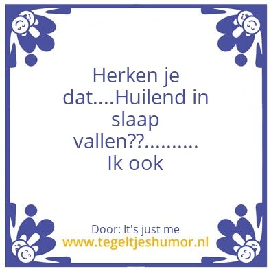 Tegeltje: ……