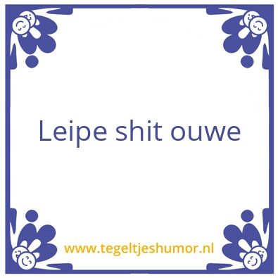 Tegeltje: Leo