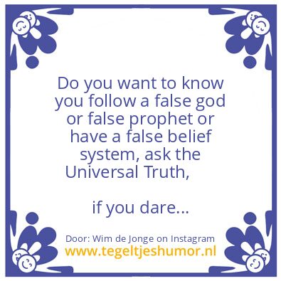 Tegeltje: , if you dare…