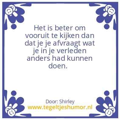 Tegeltje: Toekomst