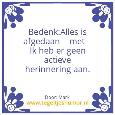 Tegeltje: Rutte