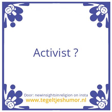 Tegeltje: weg met wie ?