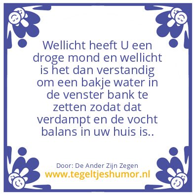 Tegeltje: De Ander Zijn Vloek is