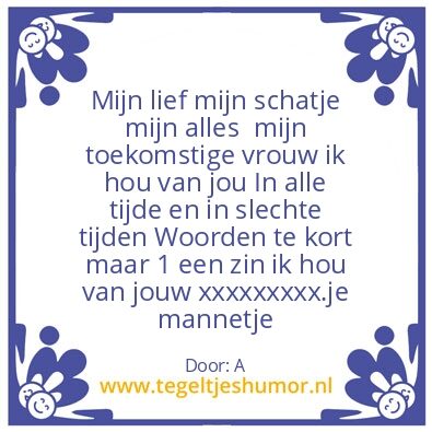 Tegeltje: Xxxxx
