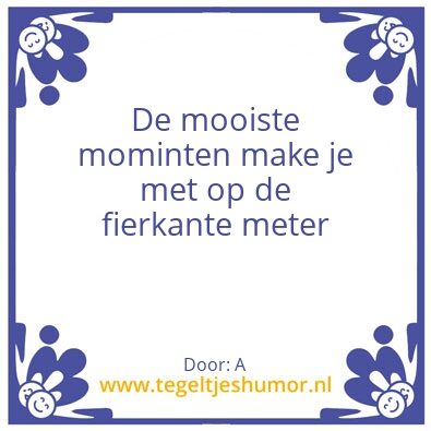 Tegeltje: A