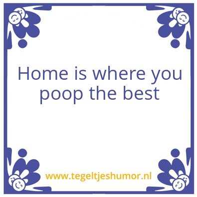 Tegeltje: Home