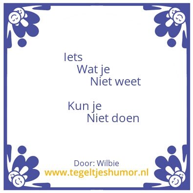 Tegeltje: Kantoor humor