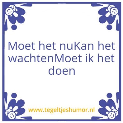 Tegeltje: Bezig bijtje