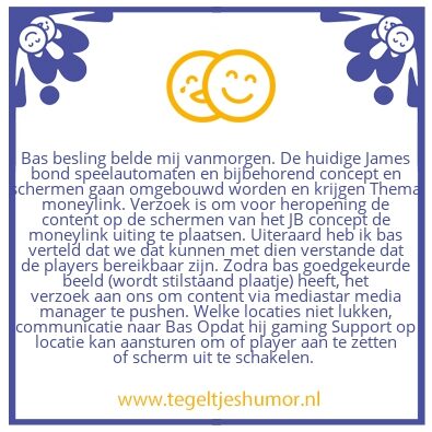 Tegeltje: Bas