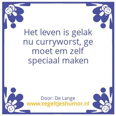 Tegeltje: X