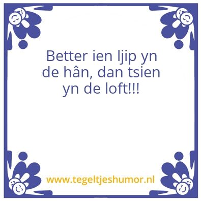 Tegeltje: Ljipke