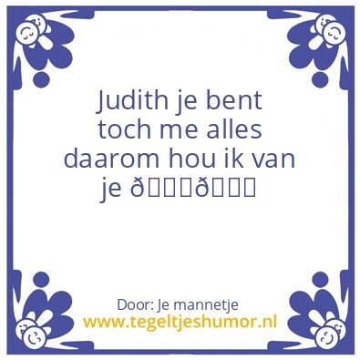 Tegeltje: Judith