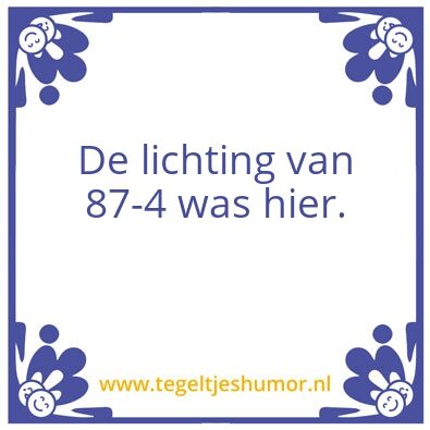 Tegeltje: diestplicht