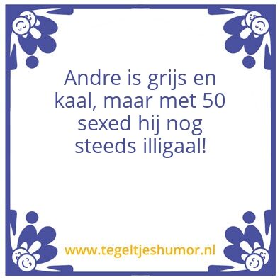 Tegeltje: Andre Illigaal