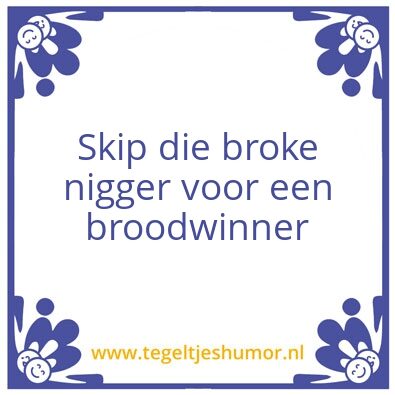 Tegeltje: Tegel