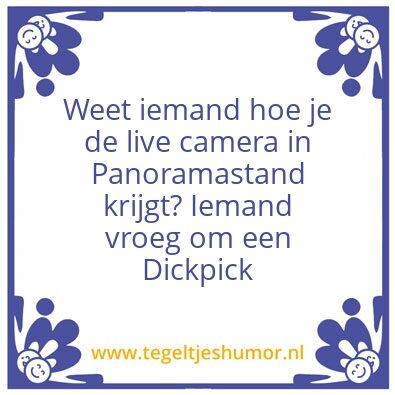 Tegeltje: .