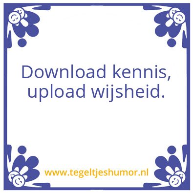 Tegeltje: Digitale geletterdheid