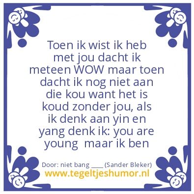 Tegeltje: Voor Sanne Loykens