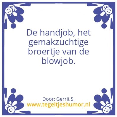 Tegeltje: Ik ben Gerrit.