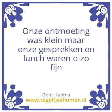 Tegeltje: afscheid