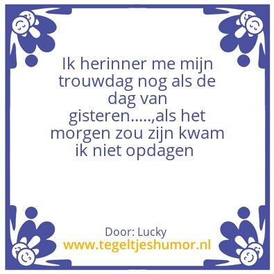 Tegeltje: Spijt