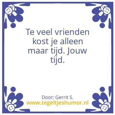 Tegeltje: Ik ben Gerrit.