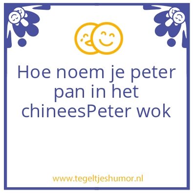 Tegeltje: Chinees