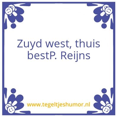 Tegeltje: Zuyd