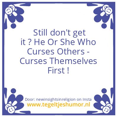 Tegeltje: Living Out Of Ego Is Easy
