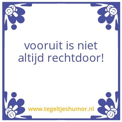 Tegeltje: keuzes