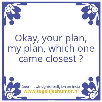 Tegeltje: Okay What’s Next ?