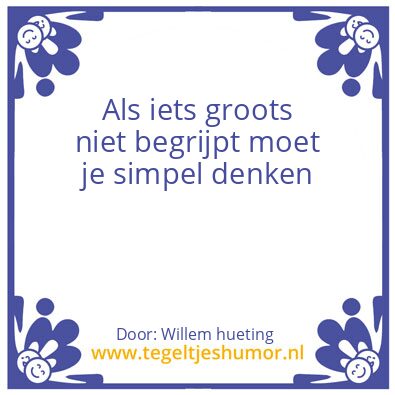 Tegeltje: Begrijpen