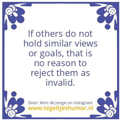 Tegeltje: iVews or Goals
