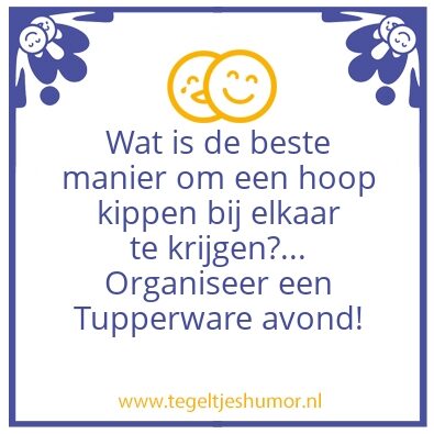 Tegeltje: Kippen