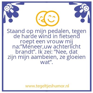 Tegeltje: â€œAchterlichtâ€.