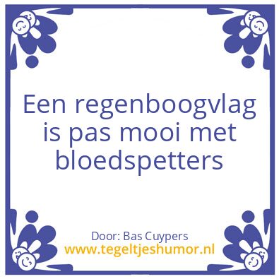 Tegeltje: Regenboog