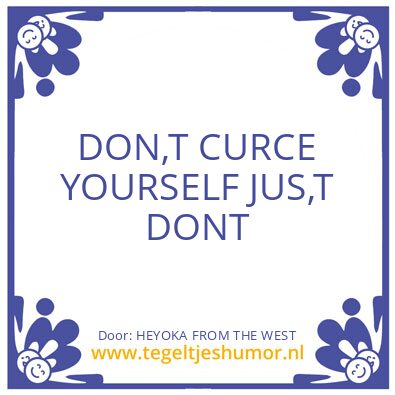 Tegeltje: HEYOKA FROM THE WEST