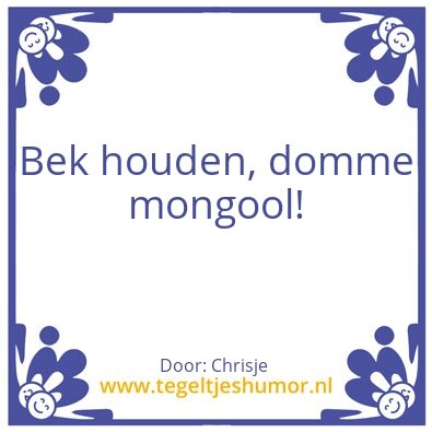 Tegeltje: Chris