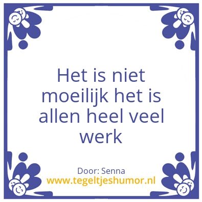 Tegeltje: Tegel