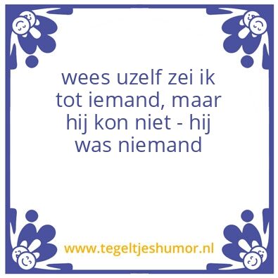 Tegeltje: jopo