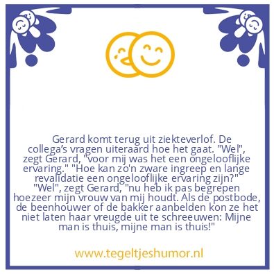 Tegeltje: Ziekteverlof