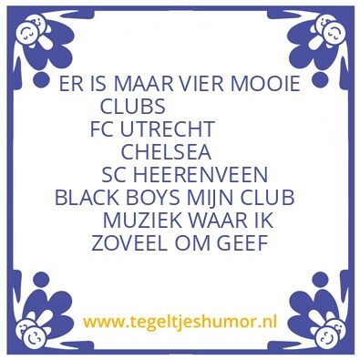 Tegeltje: Football & Music