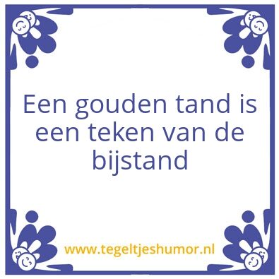 Tegeltje: –
