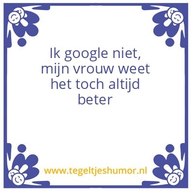 Tegeltje: Google