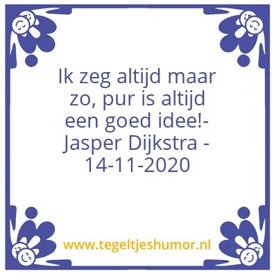 Tegeltje: Jasper