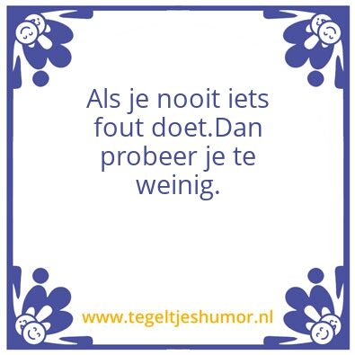 Tegeltje: Feedback