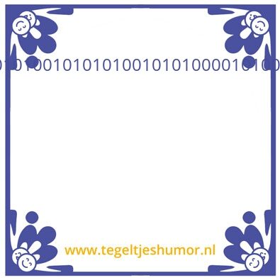 Tegeltje: Humor