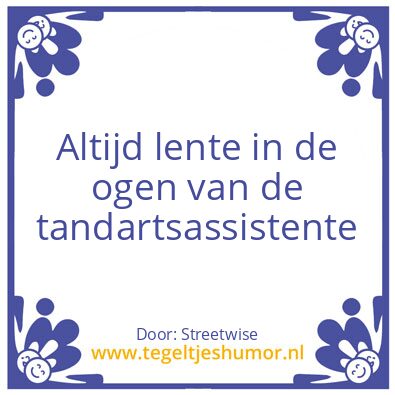 Tegeltje: .
